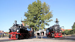 Lokomotiven in Wernigerode